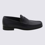 Leather Loafers - Black - Ferragamo Slip-Ons