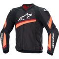 Alpinestars T-GP Plus R V4 Giacca tessile moto, nero-rosso, dimensione S