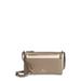 Textured Leather Crossbody Bag With Removable Pouch
