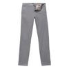 Chinohose BOSS ORANGE "slim", Herren, Gr. 33, Länge 34, grau (020_grau), Web, Obermaterial: 97% Baumwolle, 3% Elasthan, unifarben, casual, slim fit knöchellang, Hosen, mit Gesäßtaschen