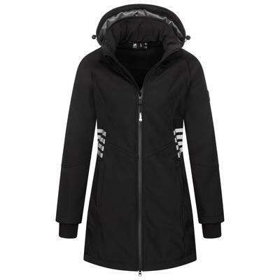 Softshelljacke ARCTIC SEVEN "ASGiuliana", Damen, Gr. 5XL, schwarz, Obermaterial: 96% Polyester, 4% Elasthan; Innenmaterial: 100% Polyester, Jacken, mit abnehmbarer Kapuze Image
