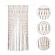 Macrame Wall Hanging Door Curtain Woven Bohemian Tapestry Handmade Cotton Rope Wall Decor for Wedding Bedroom Living Room Home Decoration