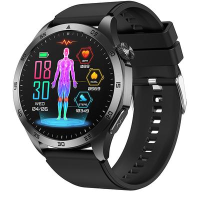2024 New Cardica Blood Glucose Smart Watch ECG Monitoring Blood Pressure Body Temperature Smartwatch Men IP68 Waterproof Fitness Tracke