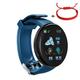 D18 Smartwatch 1.44 Zoll Smart-Armband Bluetooth Schrittzähler Anruferinnerung Schlaf-Tracker Kompatibel mit Android iOS Damen Herren Nachrichterinnerung Kamera Kontrolle Step Tracker IPX-5 46mm