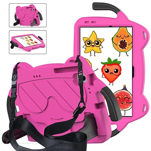 Tablette Hüllenabdeckung Für Samsung Galaxy Tab A 8,4 A 8.0 A8 A7 Lite A9 Plus 11 Griff Bleistifthalter Schulter Träger Karikatur EVA Image