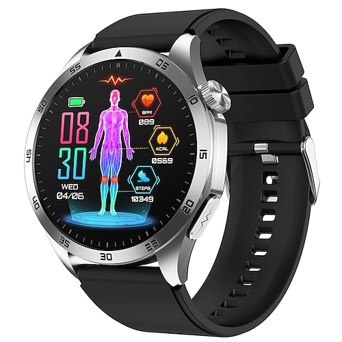Smart Watch für Männer - ECG Blutdruck Körpertemperaturüberwachung IP68 wasserdichter Fitness Tracker Image