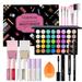 Makeup Kit for Women DNF2 Full Kit All in one makeup kit with Eyeshadow Eyeliner Eyebrow Lip Gloss Face Makeup & Brushes Full Starter Cosmetics Set For Girls & Teens (Set A)