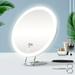 LED Lighted Magnifying Mirror 10X 20X 30X Lighted Magnifying Makeup Mirror Travel Makeup Mirror With Magnification 6inch Compact Handheld Makeup Mirror Hanging Magnifying Mirror