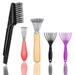 5 Pieces Comb Cleaner DNF2 Tool Set Hair Brush Cleaner Rake Comb Cleaning Brushes for Hairbrush and Comb Maintenance Remove Hair Dust Easily Ideal for Home and Salon Usese
