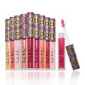 Nicole Miller 10 Pc MGF3 Lip Gloss Collection Shimmery Lip Glosses for Women and Girls Long Lasting Color Lip Gloss Set with Rich Varied Colors (Purple)