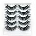 Adpan Eyelashes False Eyelashes Faux Mink Lashes Pack 10 Pairs 8D Dramatic Fake Eyelashes Wispy Eye Style Luxury Volume Mink Eye Lashes Multipack 1X False Eyelashes Set (5 Pairs)