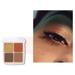 Adpan Eyeshadow Painted Quad Pearlescent Eyeshadow Eyeshadow 4 Colors Glitter Nude Neutral Shades Blendable High Pigmented Long Lasting Eye Shadow A Box of High-Gloss Eyeshadow Palette