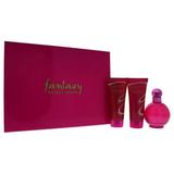 Fantasy by Britney Spears for Women - 3 Pc Gift Set 3.3oz EDP Spray 3.3oz Body Souffle 3.3oz Shower Gel