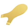 Mini Y Shape Lash MGF3 Comb for Lash Lift and Tint Stainless Steel Y Eyelash Brush Reusable Small Eyelash Comb Eye Makeup Tool Eyelash Separator Tool for Eyelash Perm (Gold)