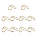 Wudu Nail Rings Non Tarnish 10PCS Adjustable No Glue No Women Gift Ring Set For HALAL NAILS Decoration (10 Pieces) Flower Rings for Teen Girls Pack of Rings for Women Ring Bundles for Women Semi Colon