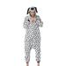 Suity Women Men Animal Costume Jumpsuit Long Sleeve Plush Pajamas Button Down Romper Cosplay Outfit