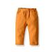 Esaierr Newborn Baby Solid Color Pants for Boys Toddler Fall Cotton Casual Pants 9M-10T Kids School Long Uniform Trouser