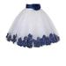 Ekidsbridal Ivory Tulle Rose Petals Junior Flower Girl Dress Pageant Mini Bridal Gown Christening Formal Evening Wedding 302T 10