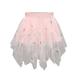 Elainilye Fashion Girls Tutu Skirt Summer Gauze Skirt Girl Princess Skirt Versatile Embroider Short Skirt Sizes 2-13Y Pink