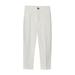 JWZUY (18Months-13Years)Toddler Kids Big Boy Fashion Solid Plaid Casual Suit Pants Trousers Pleated Slack Pants White 18-24 Months