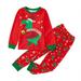KDFJPTH Toddler Baby Kids Boys Christmas Pajamas Sleepwear Tops Pants Outfits Set Casual Clothes Boys Pajamas Size 14 16 8 10 Boys Pajamas