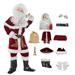EHQJNJ Baby Boy Outfit Sets New Born Children s Santa Suit Kids Christmas Party Set of 12 Pcs Outfits