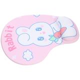 Rabbit Mouse Pad Small Mousepad for Laptop Personalized Pads The Office Desk Mat