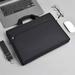 Nvzi Laptop Briefcase Waterproof and Shockproof Lightweight Shoulder Bag 15.6-inch Laptop Protective Sleeve Compatible Laptop Sleeve (Black)