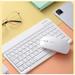 Apmemiss Gifts for Mom Clearance 10 Inch Wireless Keyboard Set Candy Color Keyboard and Mouse for Laptop Pc Clearance Sale