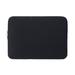 Laptop Sleeve Bag Compatible with 12-15.6 inch MacBook Pro MacBook Air Notebook Computer Water Repellent Polyester Vertical Protective Case Black Soft Cover Protective Case Zipper Carrying Bag