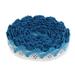 S SERENABLE 2x1 Piece Lace Edge Fringe Bias Tape for Sewing Accessories Light Blue Light Blue 2 Pcs