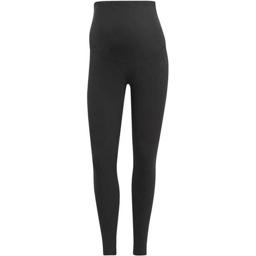 ADIDAS Damen Tight Ribbed High-Waist Umstandsmode, Größe XL in Schwarz