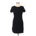 Old Navy Casual Dress - Shift: Black Solid Dresses - Women's Size Medium