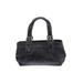 Coach Factory Leather Shoulder Bag: Black Solid Bags