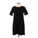 One Clothing Casual Dress - Shift: Black Solid Dresses - Women's Size Medium