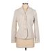 Ann Taylor Blazer Jacket: Ivory Jackets & Outerwear - Women's Size 8 Petite