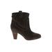 Karl Lagerfeld Paris Ankle Boots: Brown Shoes - Women's Size 8 1/2