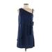 Vince Camuto Casual Dress: Blue Dresses - Women's Size 6
