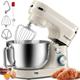 Dripex - Robot Pâtissier Multifonctions, Robot de Cuisine 1000W 5QT avec Fouet, Crochet Pétrisseur,