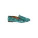 Giuseppe Zanotti Flats: Teal Stars Shoes - Women's Size 40