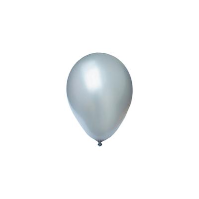 50x Luftballons "Perlmutt" silber Ø30cm