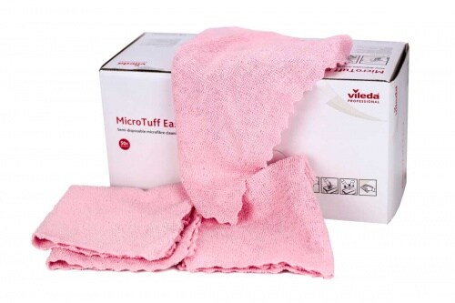 Vileda Professional micro Tuff Easy Microfasertuch - Vorteilsbox : Blau Image