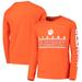 Youth Orange Clemson Tigers Transition Two-Hit Long Sleeve T-Shirt