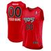 Men's Fanatics Branded Red Raptors 905 Custom Replica Jersey