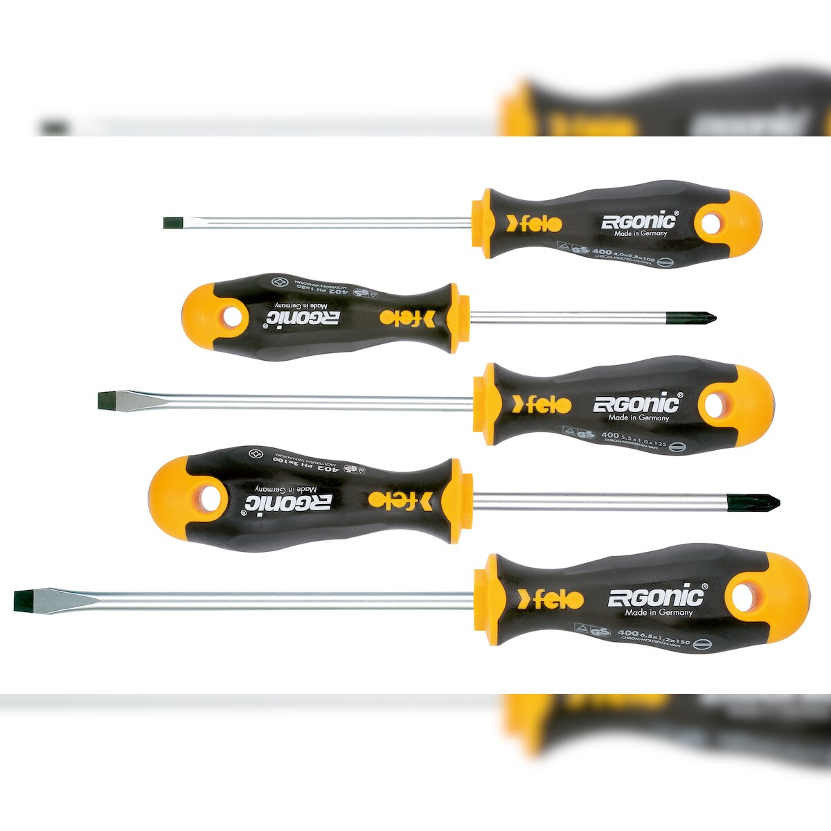 Felo ERGONIC 400 5-teiliger Schraubendreher-Satz Image