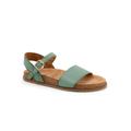 Wide Width Women's Upland Adjustable Strap Sandal by SoftWalk in Aqua (Size 8 1/2 W)