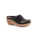 Women's Melita Platform Clog by SoftWalk in Black (Size 7 1/2 M)