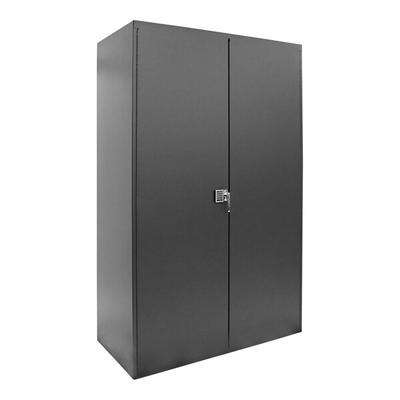 Valley Craft 14 Gauge 48" x 24" x 78" 3-Shelf Steel Electronic Locking Storage Cabinet F85874A1