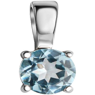 Ketten-Anhänger FIRETTI "Schmuck Geschenk Silber 925 Halsschmuck Anhänger Solitär", silber (silberfarben, hellblau, hell