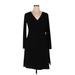 Chadwicks Cocktail Dress - Sweater Dress: Black Solid Dresses - Women's Size 16 Petite